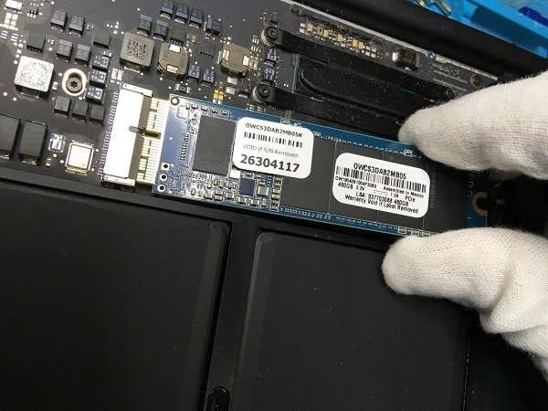 Upgrade SSD Macbook Air up to 480gb