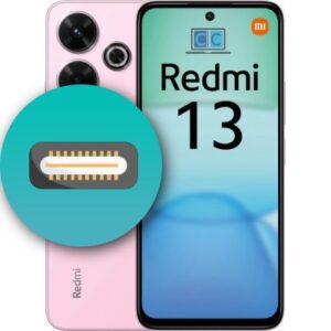 arreglar conector carga redmi 13