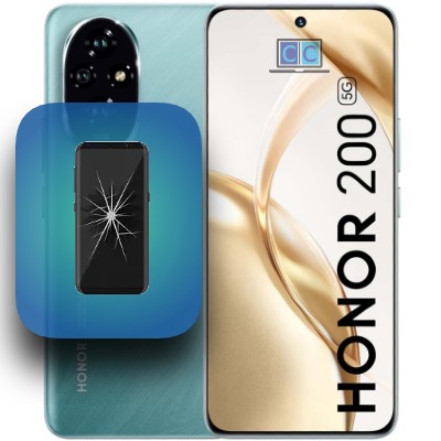 cambiar pantalla honor 200