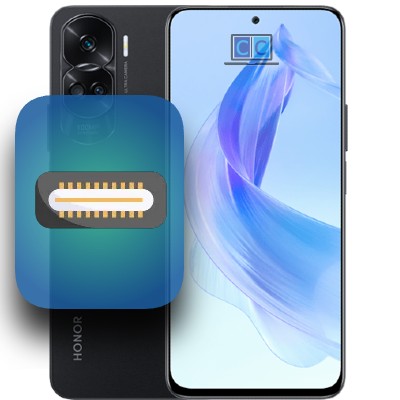 reparar conector de carga honor 90 lite precio